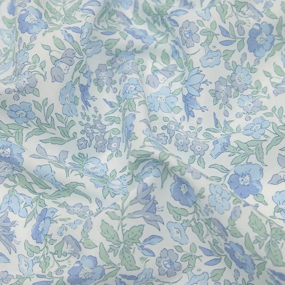 Økologisk – Mamie, blå, Tana Lawn® Liberty