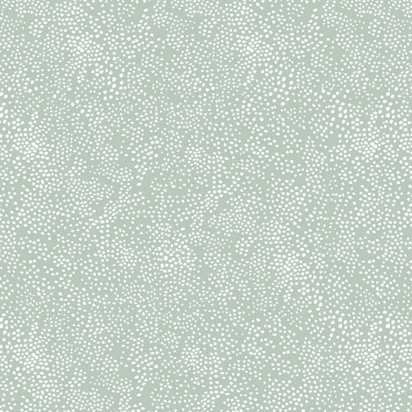 Støvet mint grøn, stof,110 cm CPHquilt